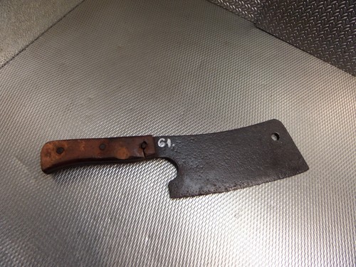 Alte küchenbeil hackmesser - ,