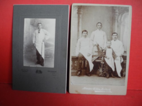 Original alte foto metzger - foto,