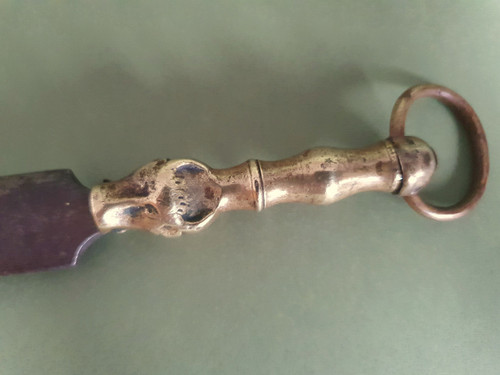 Antiker wetzstahl wohl dick - f.,