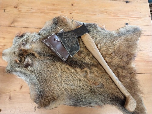 Verzierte fleischeraxt - fleischeraxt, /